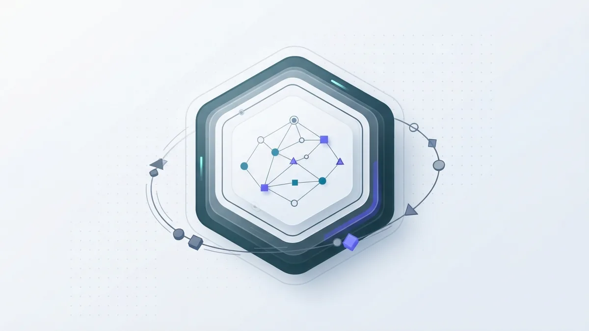 Abstract secure boundary and review path around connected AI task nodes