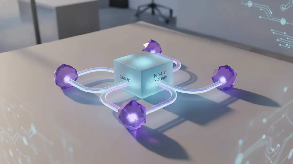 A secure cloud architecture with protected data stores and linked application services
