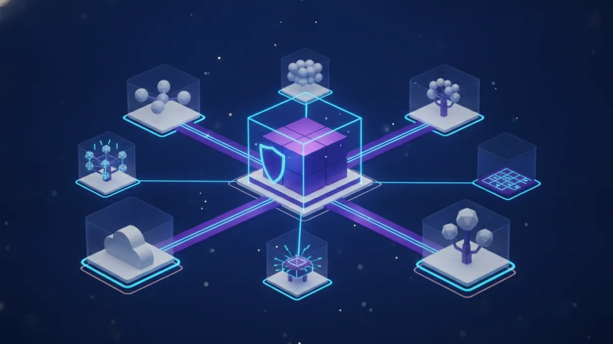 Protected cloud application components connected through secure network paths