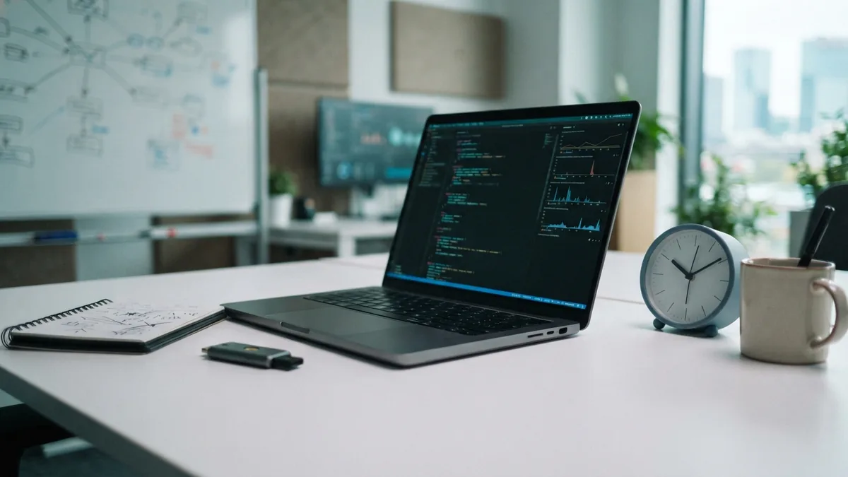 Secure developer workspace prepared for testing models and fixing connection errors