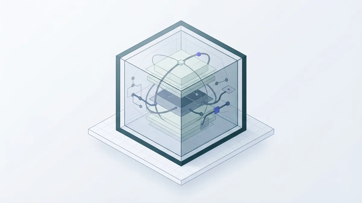 Model safeguards and limits Abstract model form within a clear boundary and balanced data paths